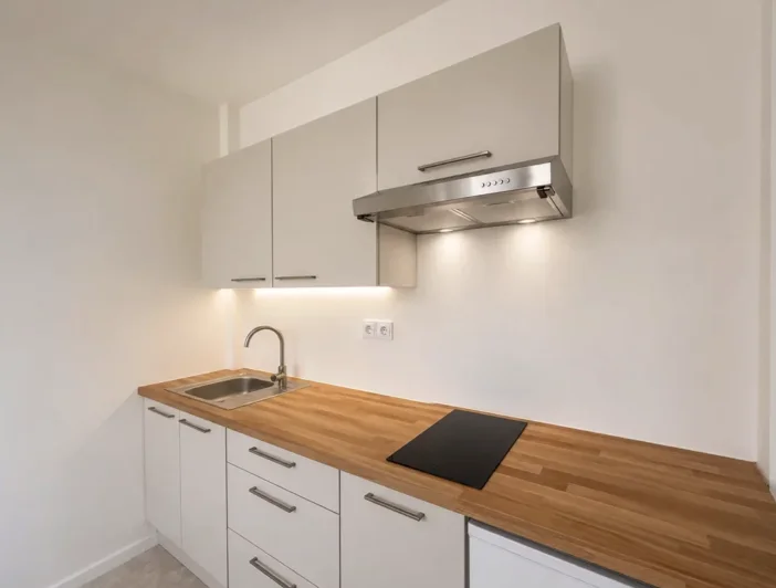 Cuisine équipée — 2P RDC vue mer, La Turbie