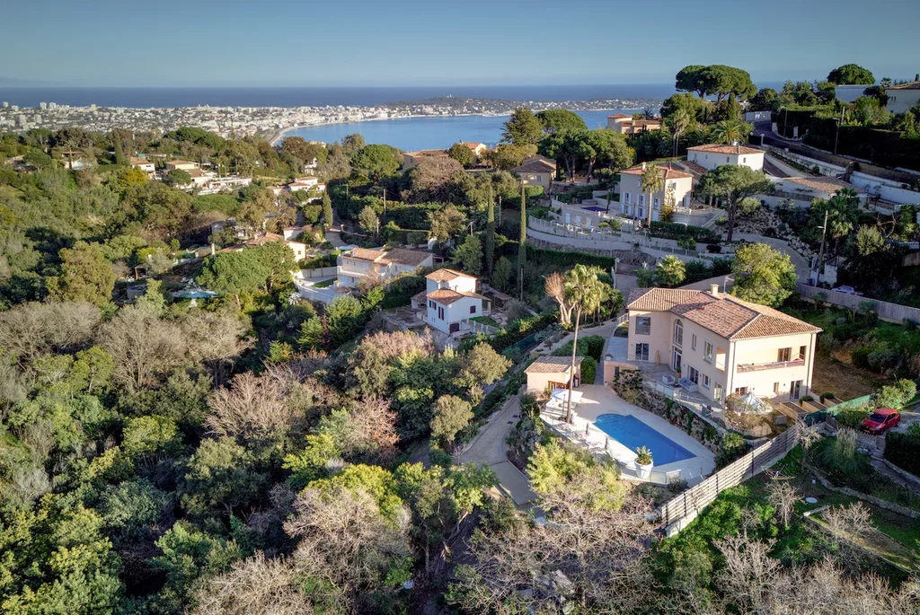 Vue drone jardin